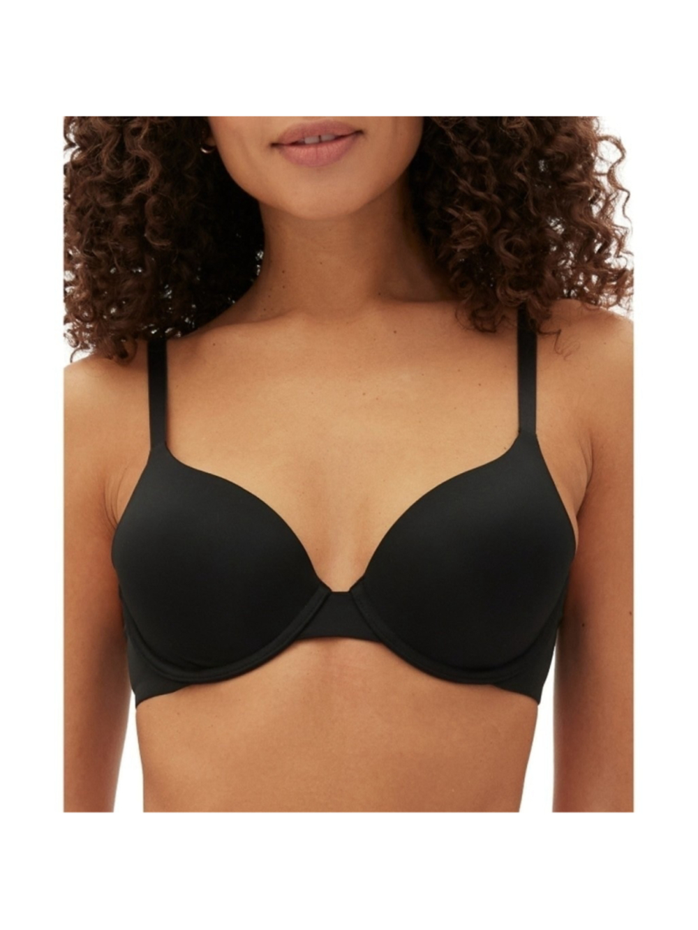 GAP GapBody Women's 34B Black Everyday Essentials T-Shirt Bra NWT